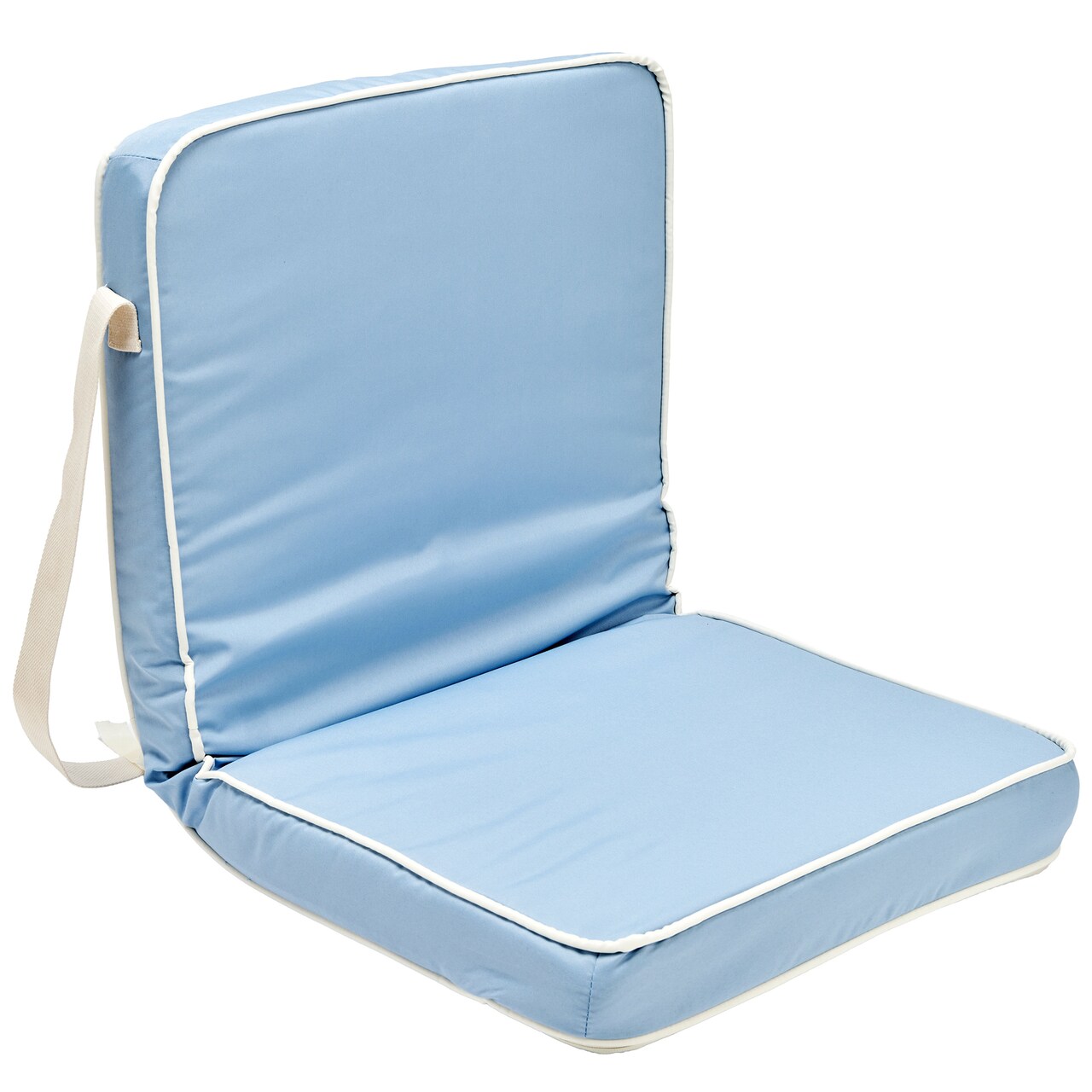 Sunnylife: Take Anywhere Folding Chair - La Mer Med Blue - Portable Lounger Seat, Pool-Sand-Outdoor, 6 Recline Positions, Soft Foam Pad, Steel Frame